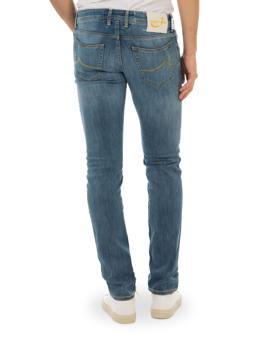 Herr | Jeans | Jacob Cohën | 622 Slim Jeans Light Blue