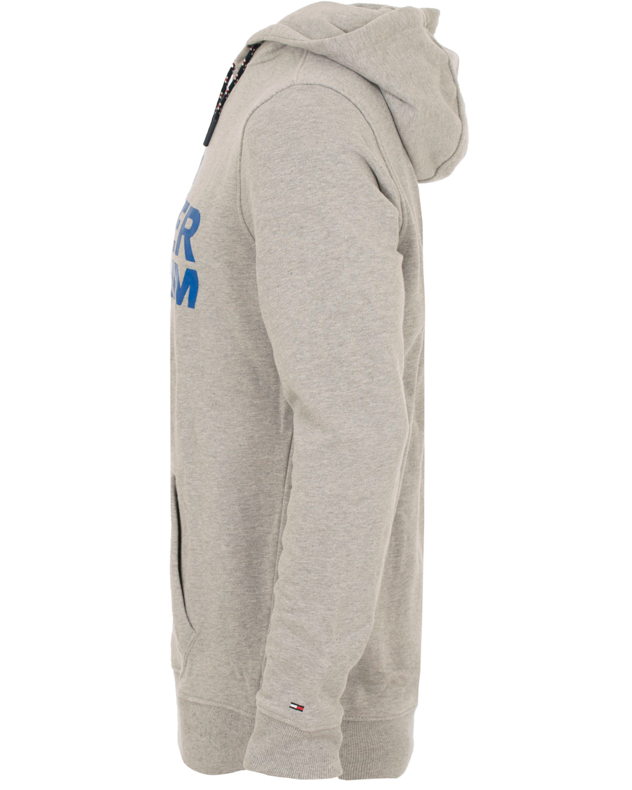 Herr | Tröjor | Tommy Hilfiger Denim | Branded Logo Hoodie Grey