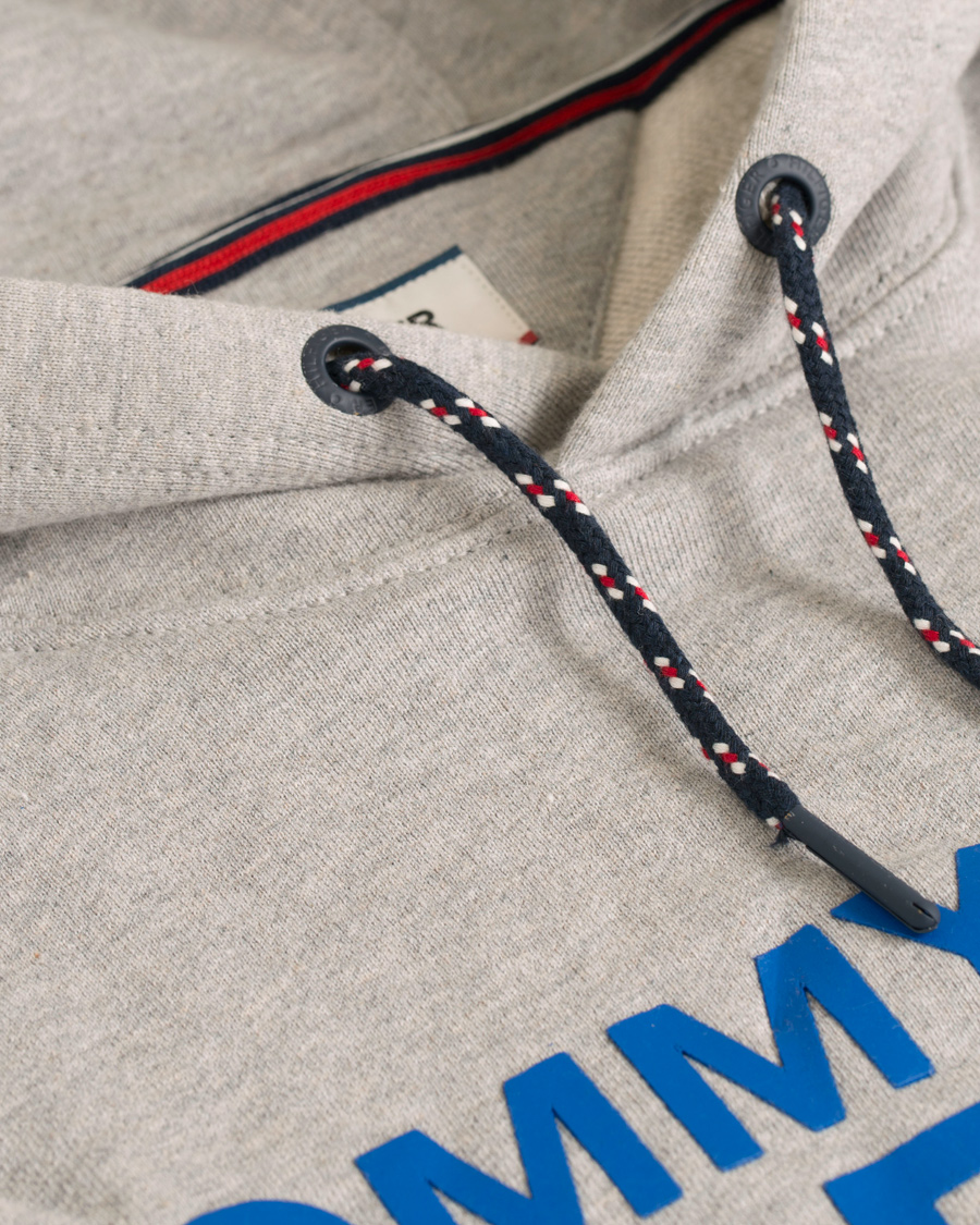 Herr | Tröjor | Tommy Hilfiger Denim | Branded Logo Hoodie Grey