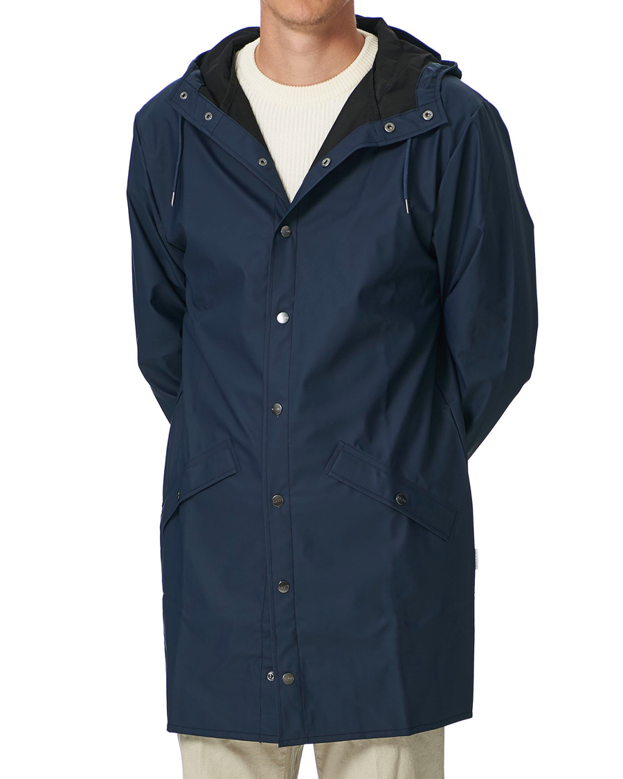 Herr | Jackor | RAINS | Long Jacket Blue