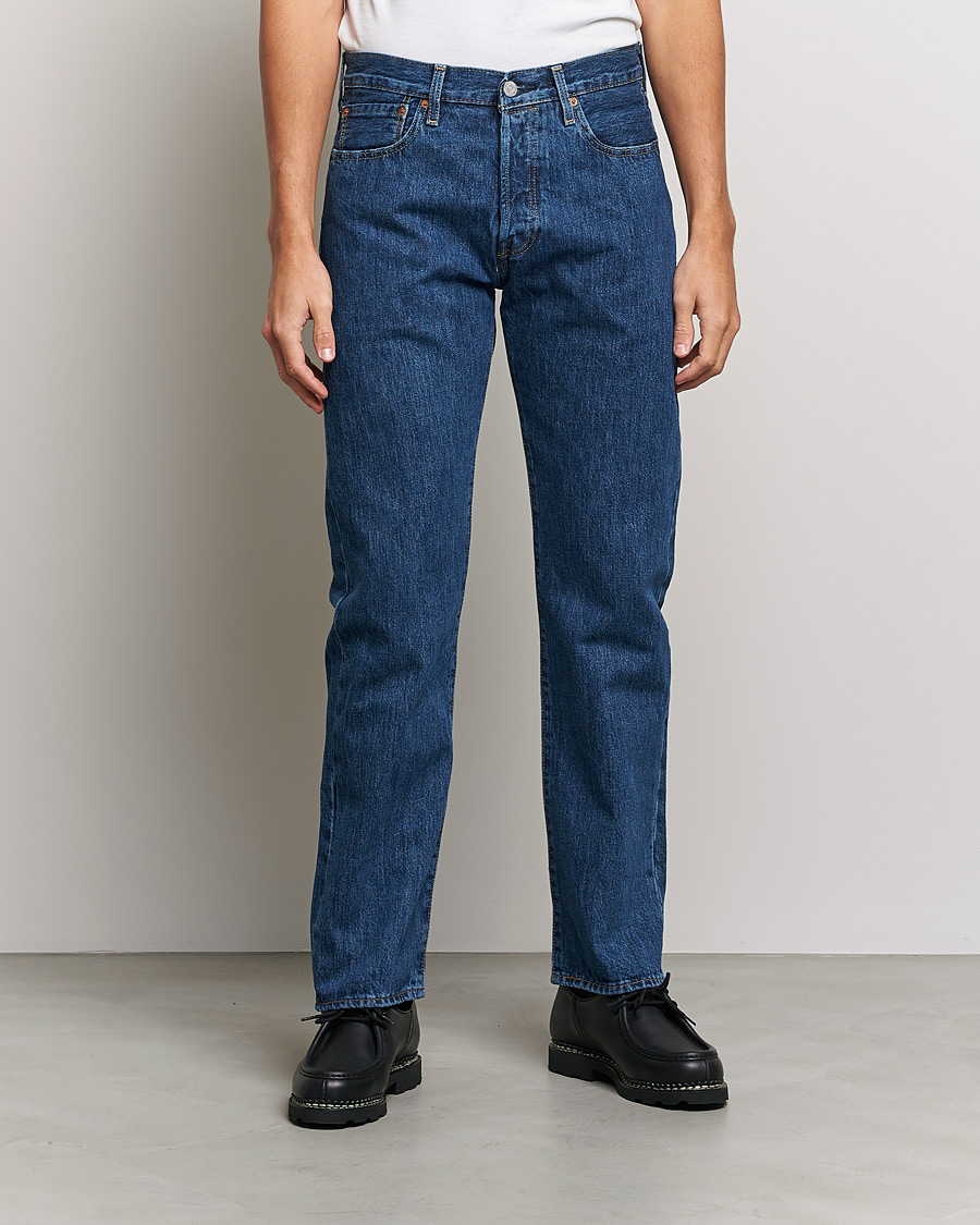 Herr | Blå jeans | Levi's | 501 Original Fit Jeans Stonewash