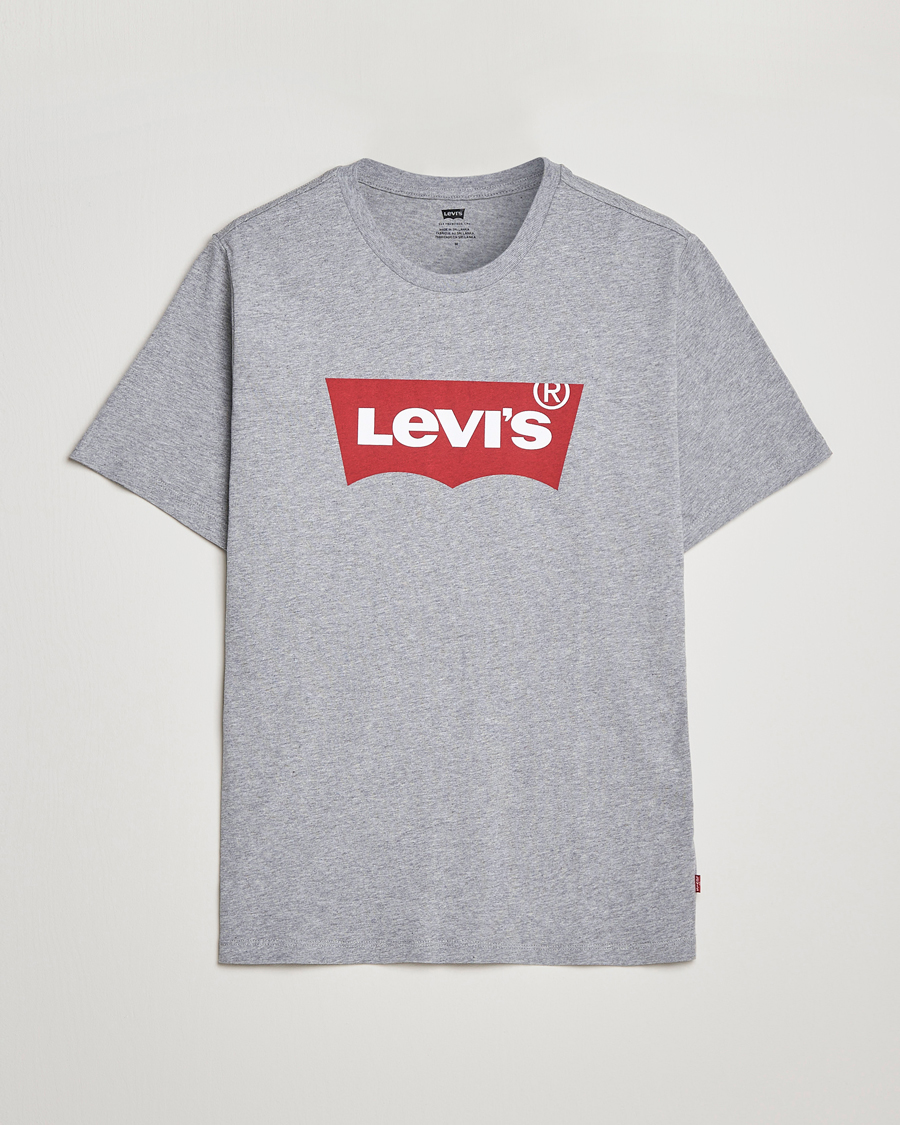 Herr | T-Shirts | Levi's | Logo Tee Mid Heather Grey