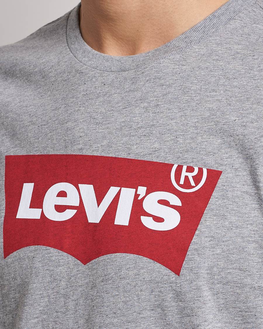 Herr | T-Shirts | Levi's | Logo Tee Mid Heather Grey