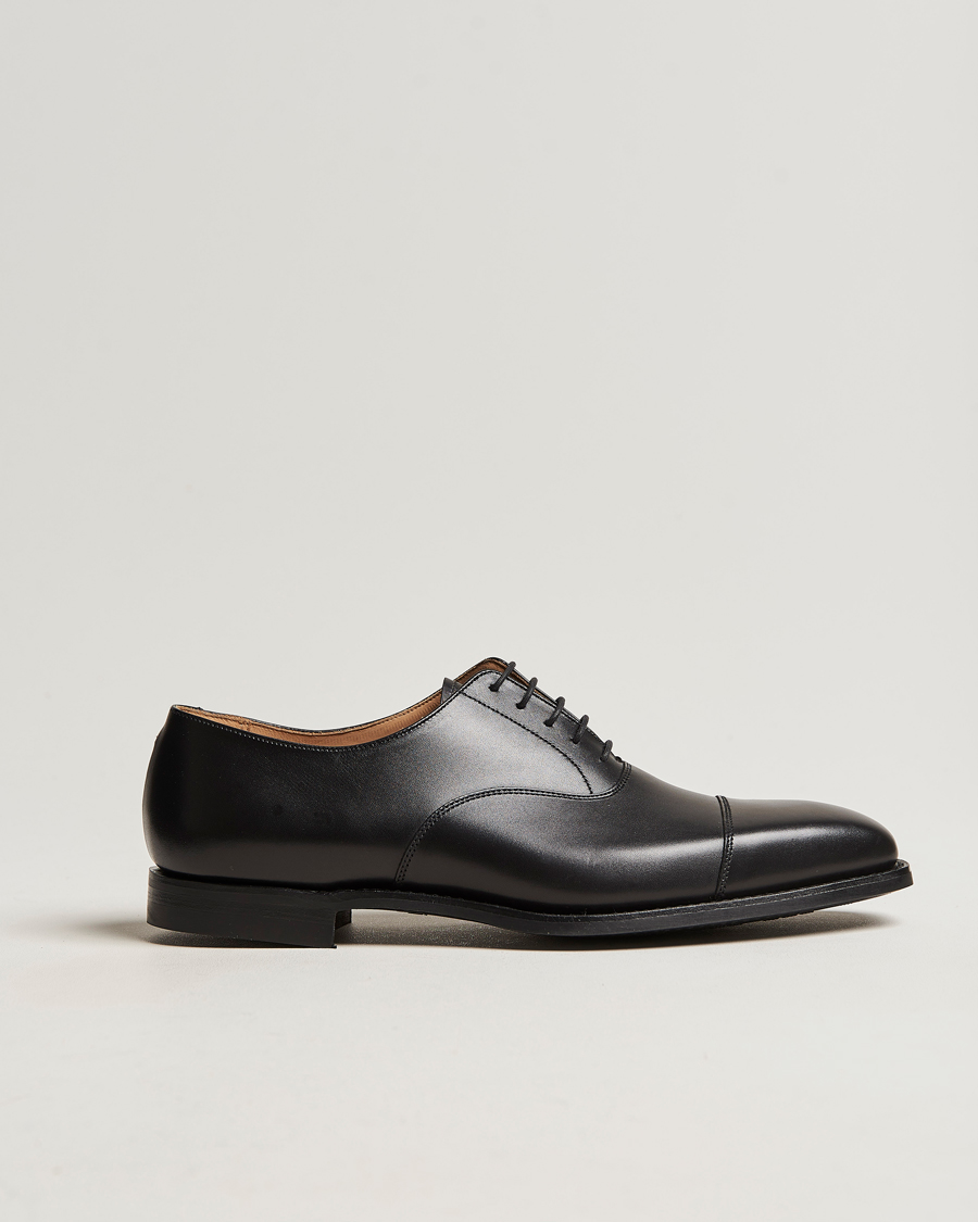 Herr | Oxfords | Crockett & Jones | Hallam Oxford City Sole E Black Calf