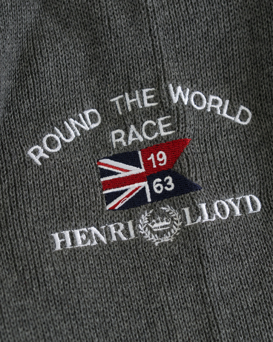 Herr | Tröjor | Henri-Lloyd | Henri Lloyd RWR Half Zip Grey Melange