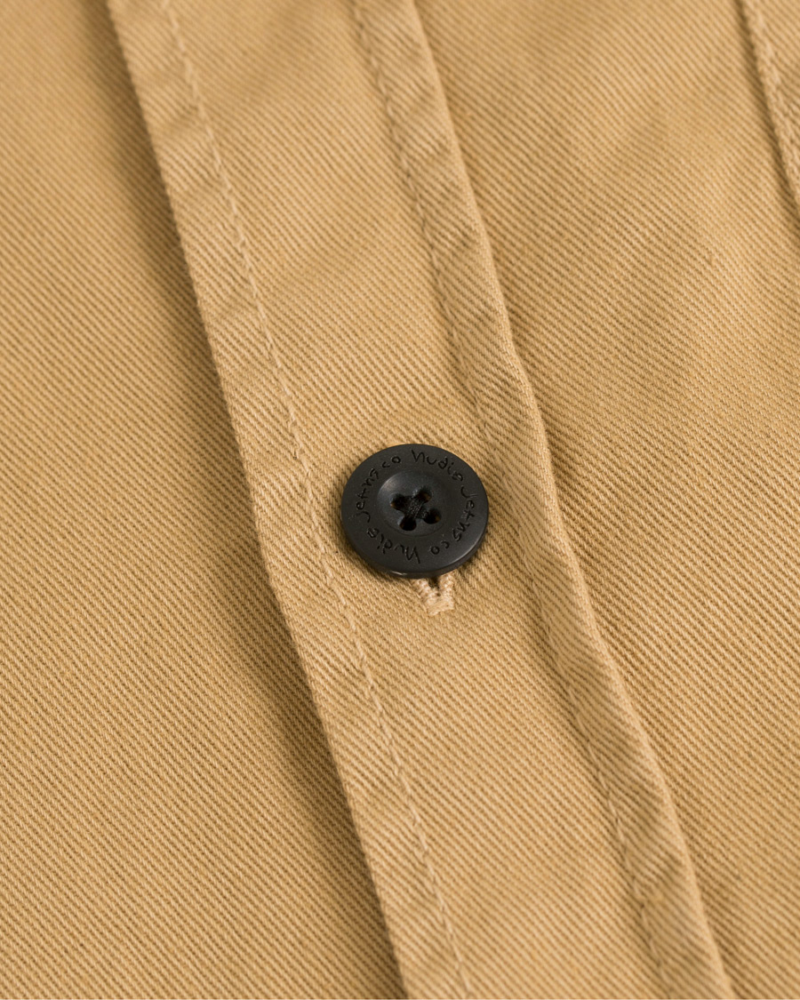 Herr | Skjortor | Nudie Jeans | Henry Pigment Dyed Shirt Beige