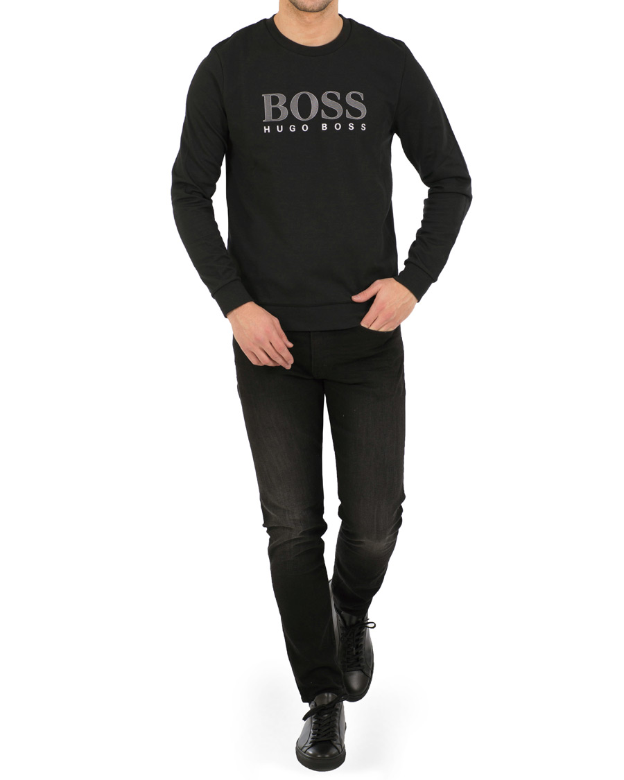Herr | Tröjor | BOSS BLACK | BOSS Tracksuit Logo Sweatshirt Black