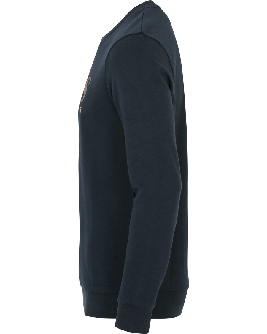 Herr | Tröjor | BOSS BLACK | BOSS Tracksuit Logo Sweatshirt Navy