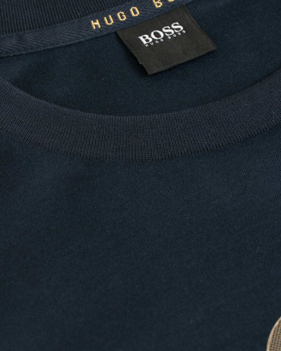 Herr | Tröjor | BOSS BLACK | BOSS Tracksuit Logo Sweatshirt Navy