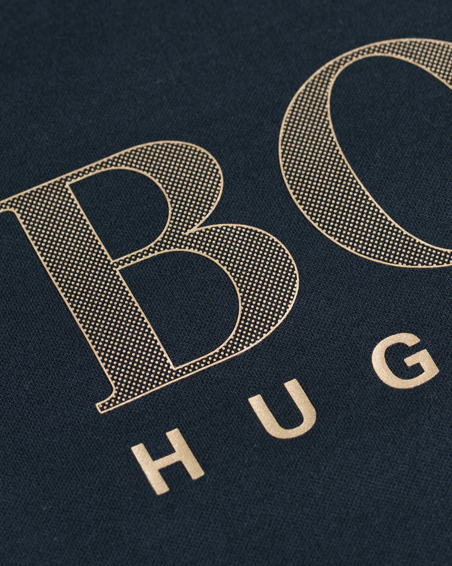 Herr | Tröjor | BOSS BLACK | BOSS Tracksuit Logo Sweatshirt Navy