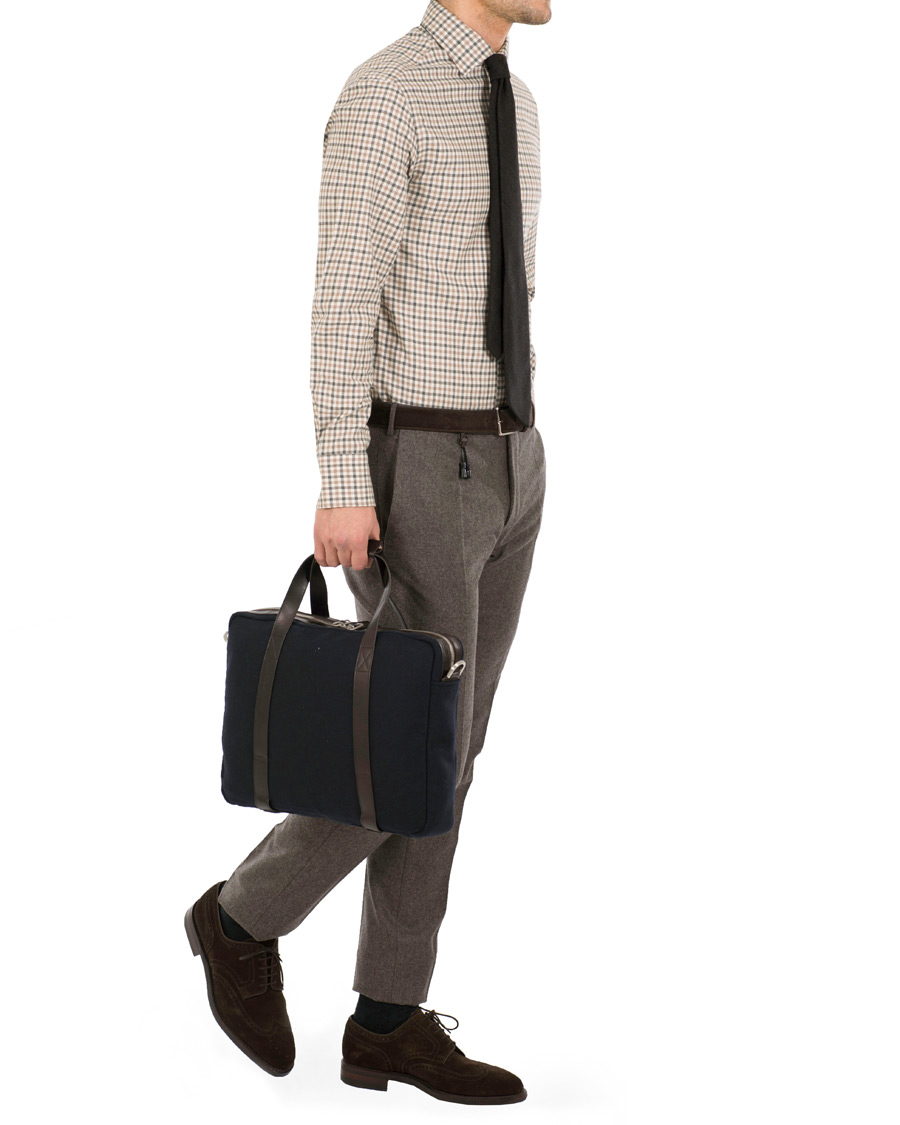 Herr | Tiger of Sweden Luntlas Wool Briefcase Navy | Tiger of Sweden | Luntlas Wool Briefcase Navy