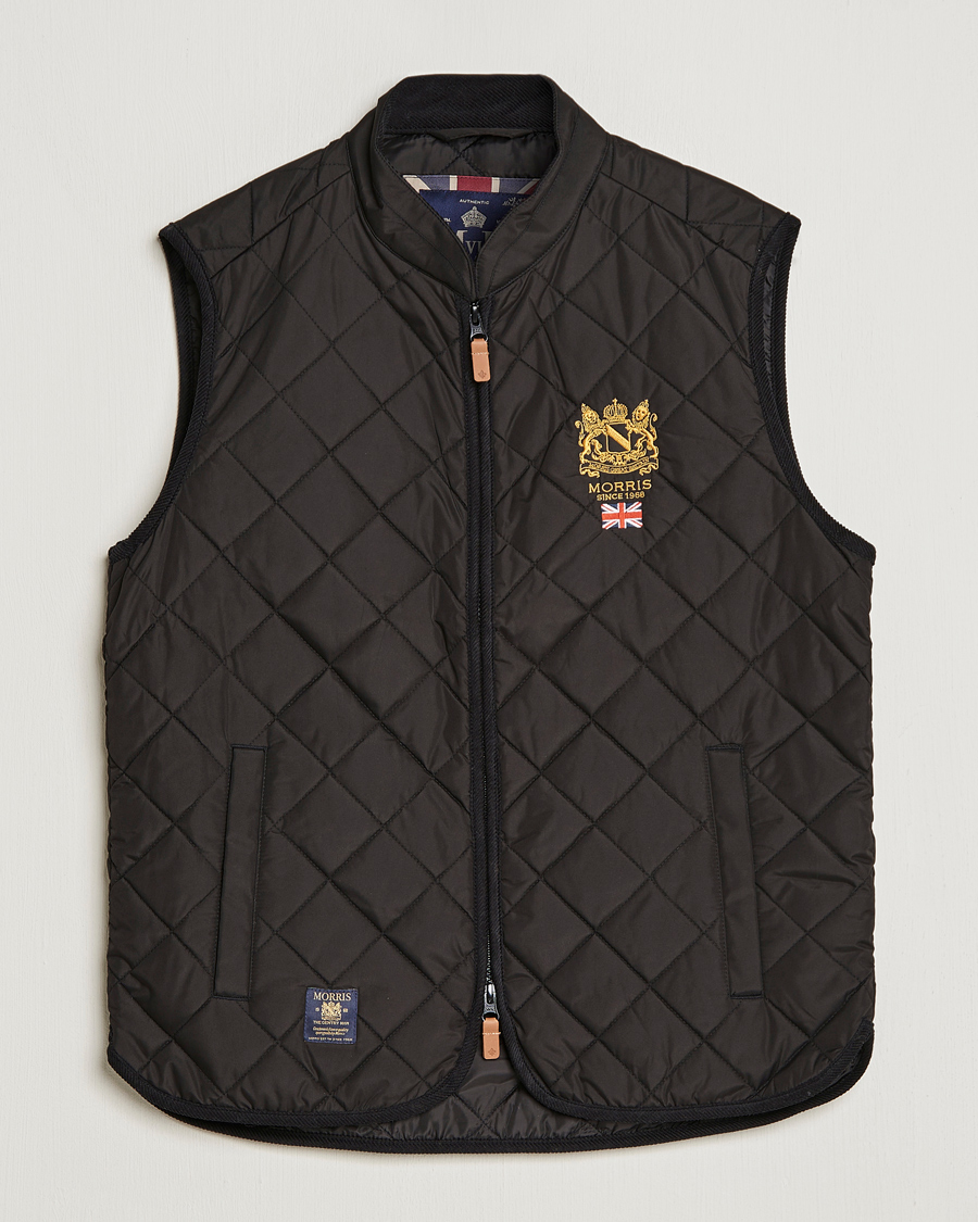 Herr | Västar | Morris | Trenton Quilted Vest Black