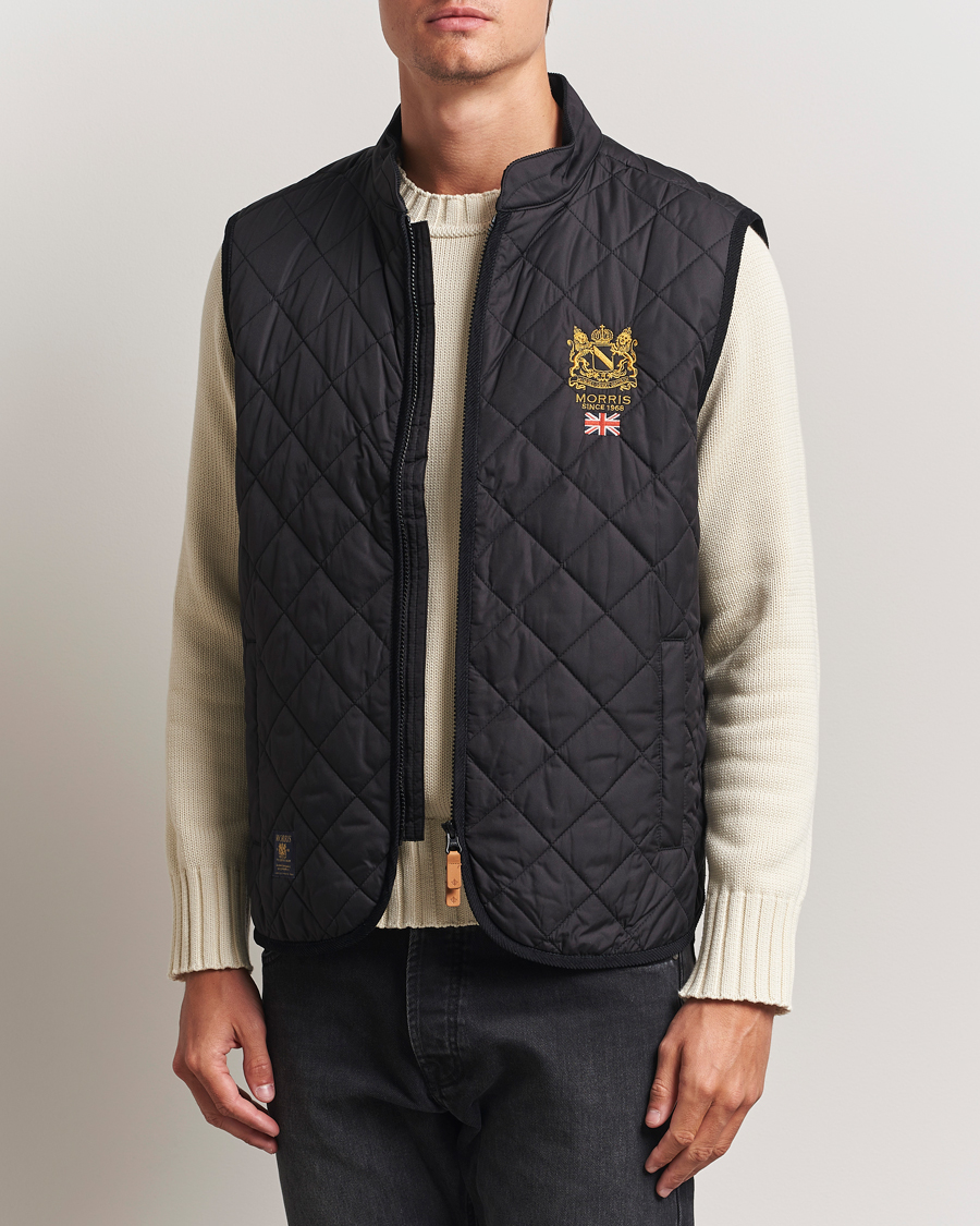 Herr | Västar | Morris | Trenton Quilted Vest Black