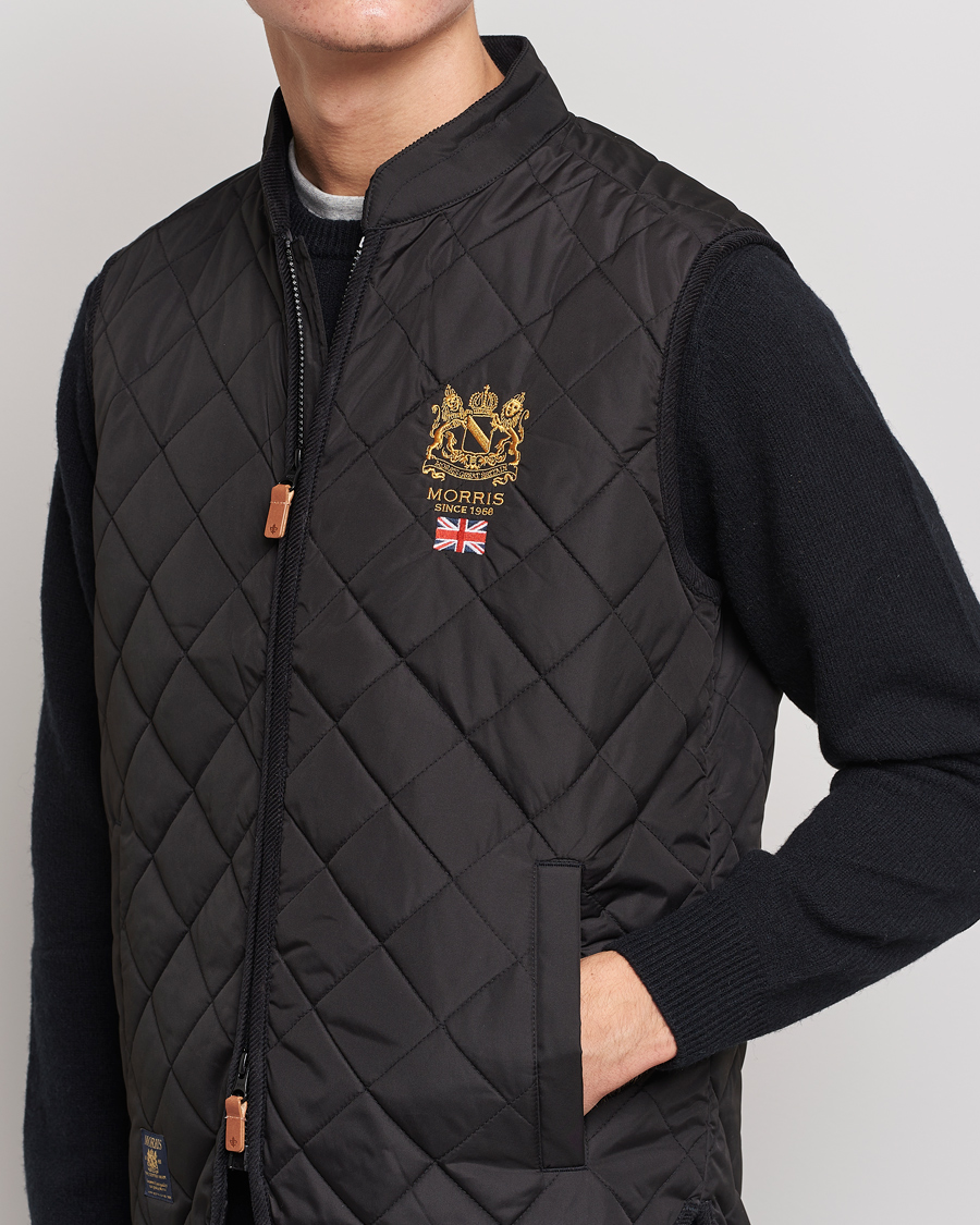 Herr | Västar | Morris | Trenton Quilted Vest Black