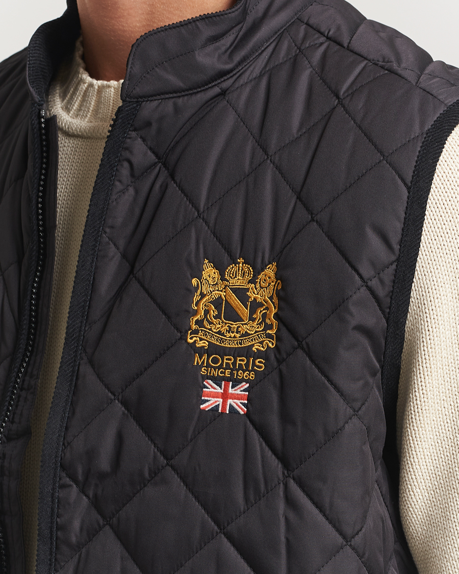 Herr | Västar | Morris | Trenton Quilted Vest Black