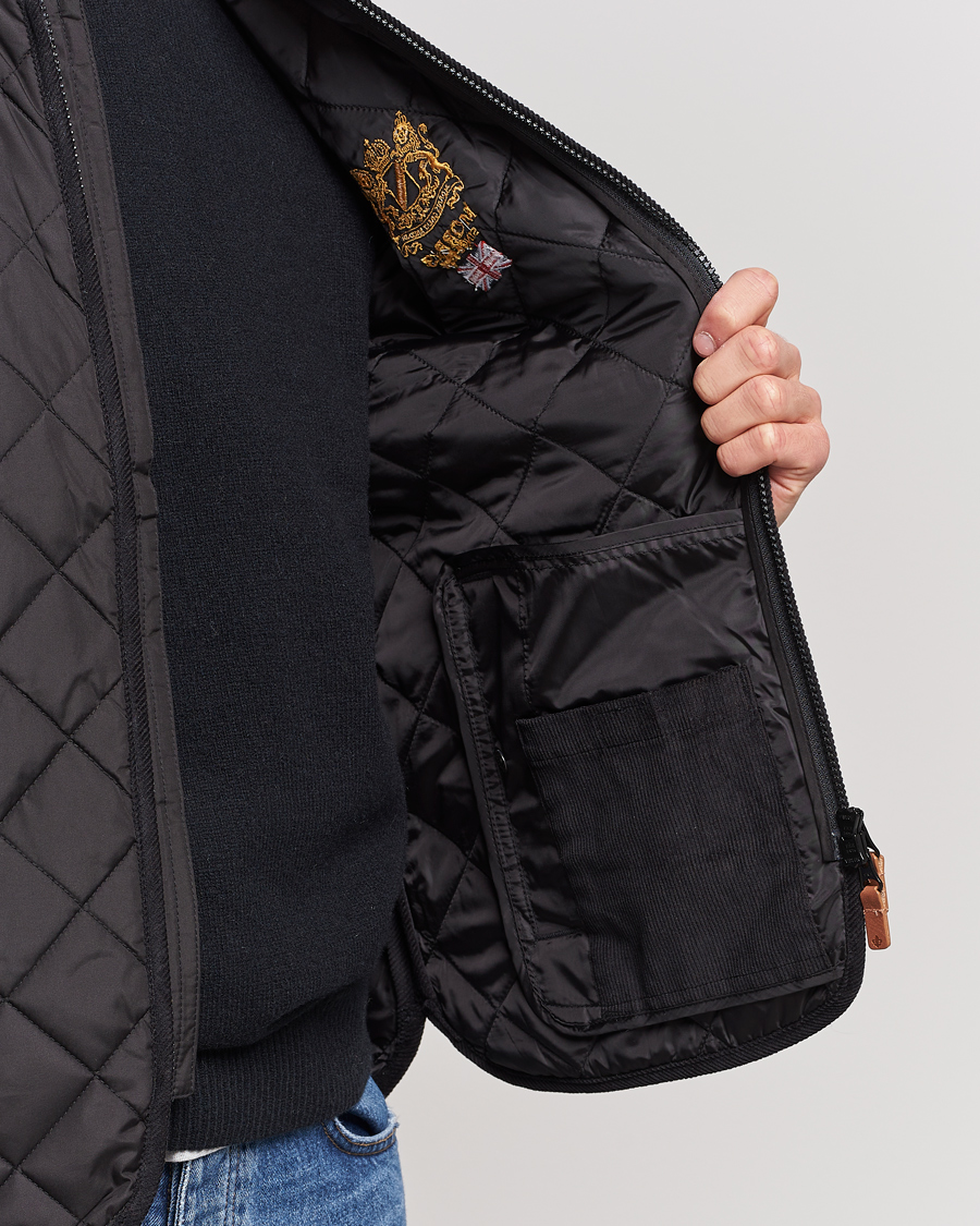 Herr | Västar | Morris | Trenton Quilted Vest Black