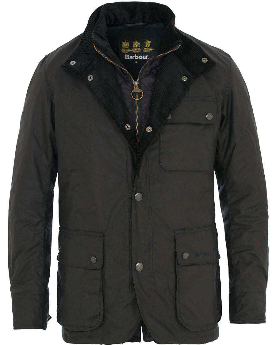 Herr | Jackor | Barbour Lifestyle | Connel Waxed Jacket Navy