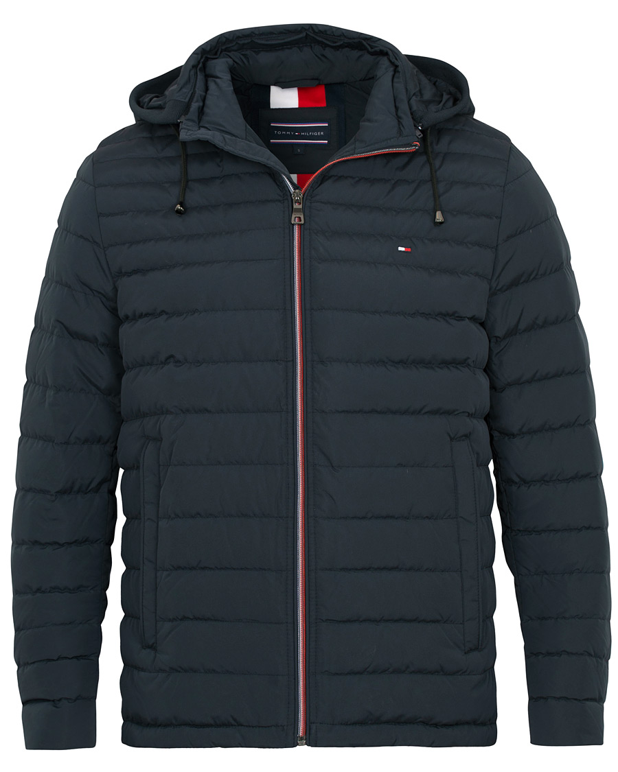 Herr | Jackor | Tommy Hilfiger | Lathan Detach Hooded Down Jacket Sky Captain