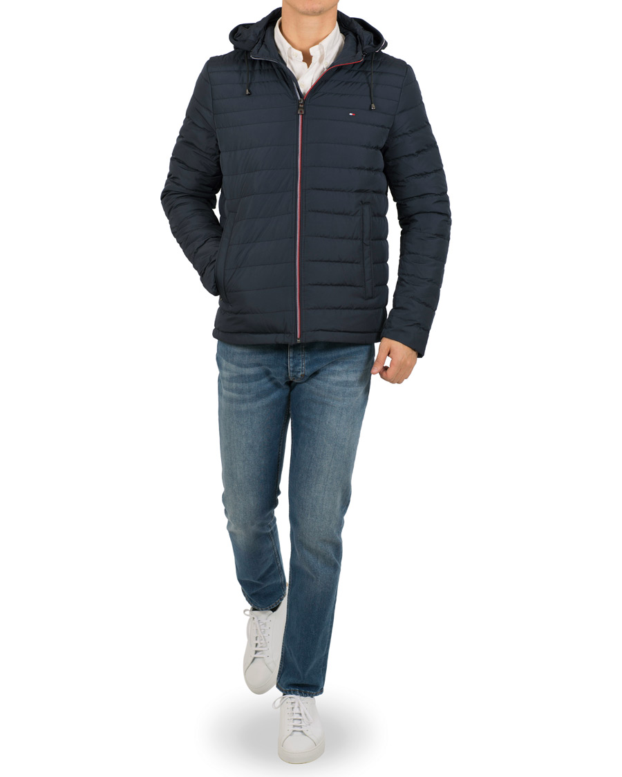 Herr | Jackor | Tommy Hilfiger | Lathan Detach Hooded Down Jacket Sky Captain