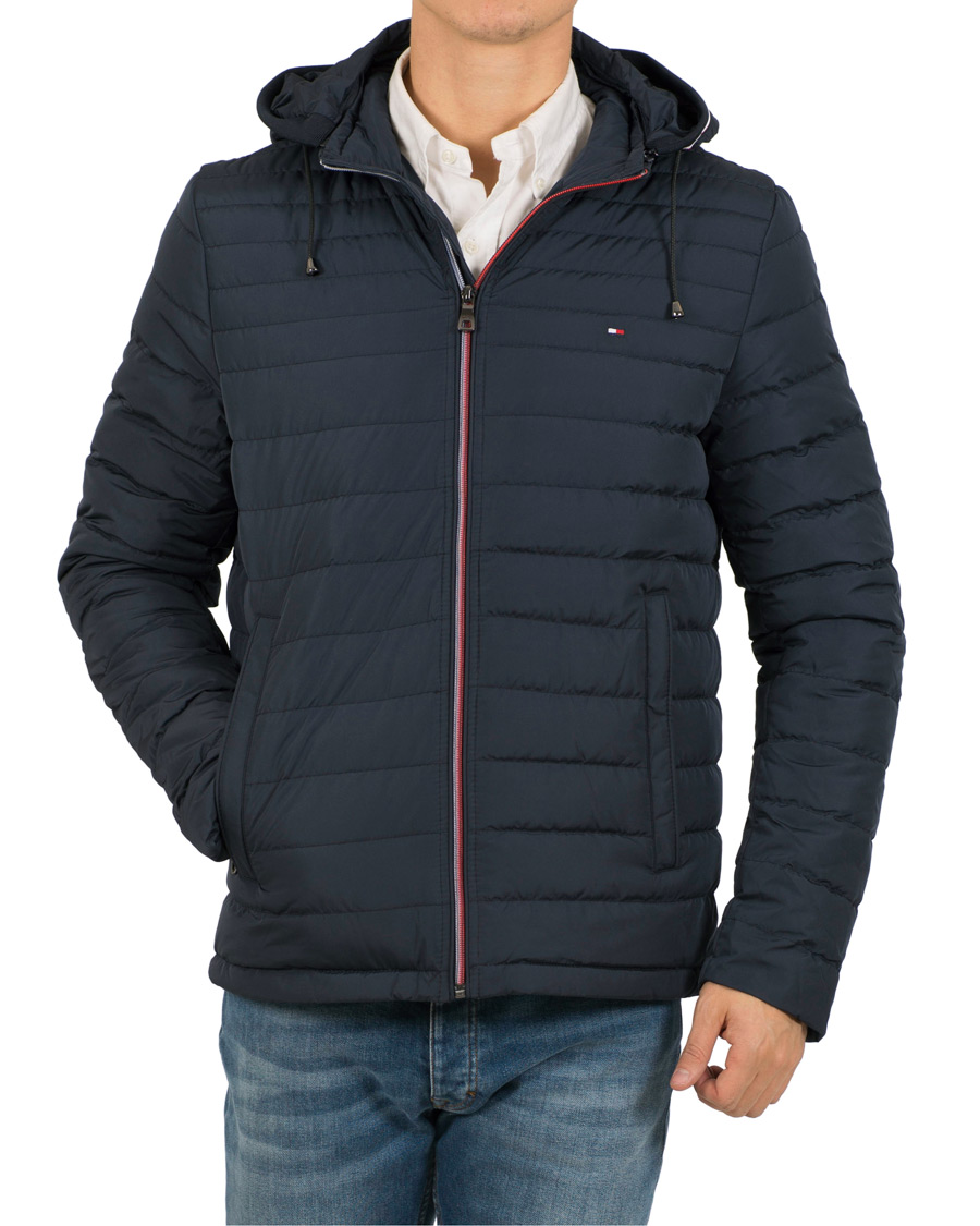 Herr | Jackor | Tommy Hilfiger | Lathan Detach Hooded Down Jacket Sky Captain