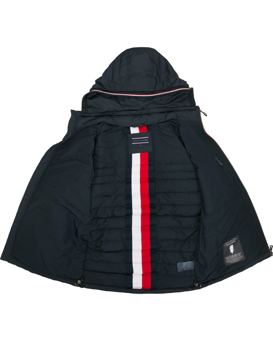 Herr | Jackor | Tommy Hilfiger | Lathan Detach Hooded Down Jacket Sky Captain