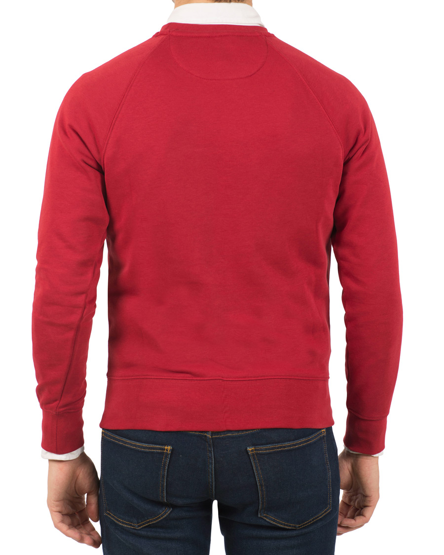 Herr | Tröjor | GANT | Shield Crew Neck Sweat Dark Red