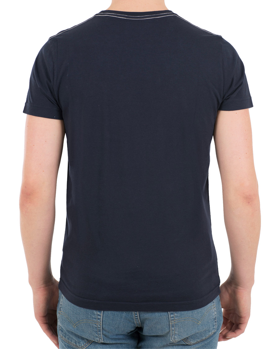 Herr | T-Shirts | GANT | New Haven Crew Neck Tee Evening Blue