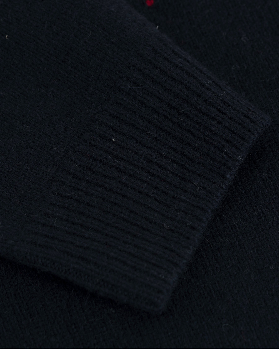 Herr | Tröjor | GANT | Fair Isle Christmas Crew Neck Navy