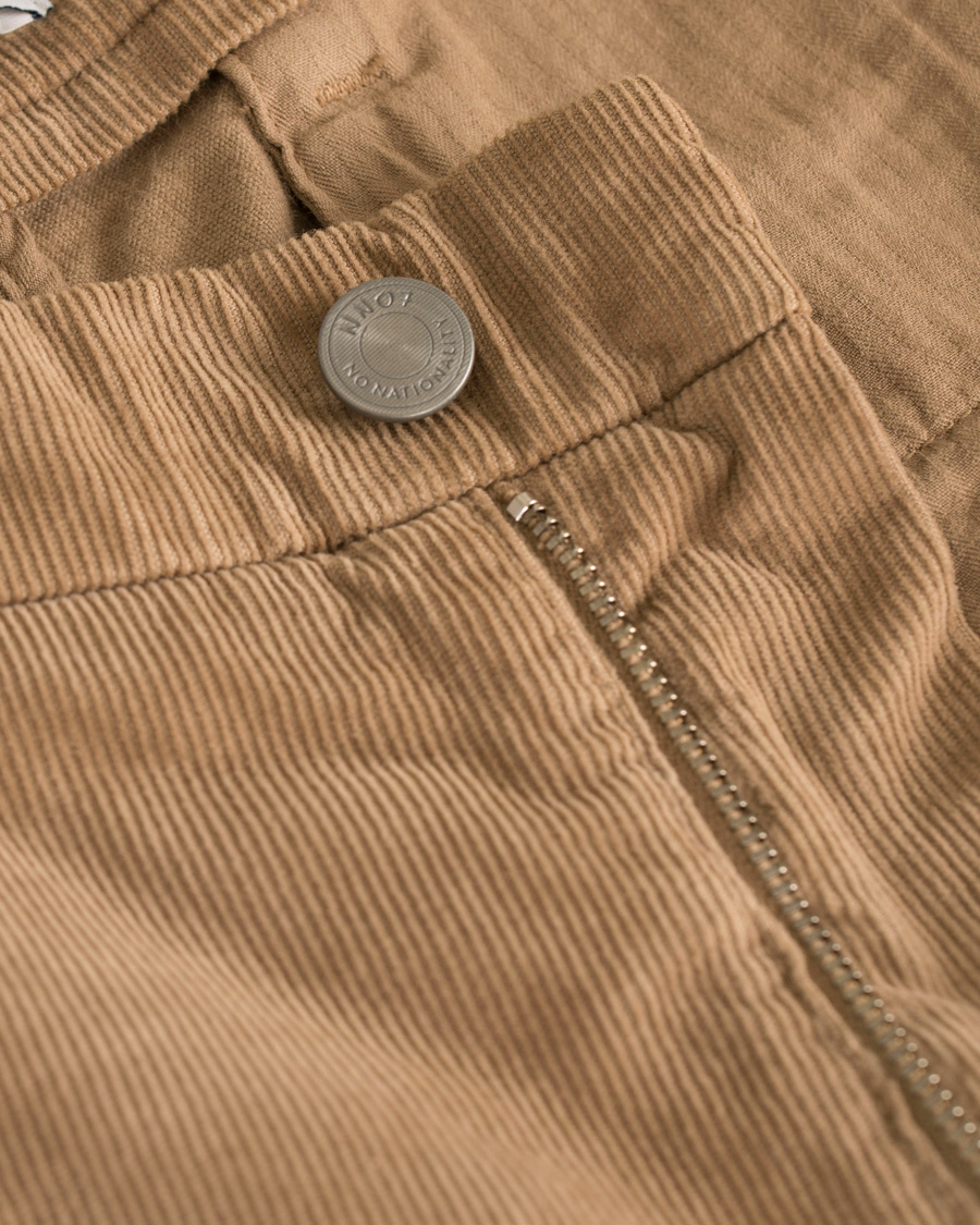 Herr | Byxor | NN07 | Karl Slim Fit Corduroy Pant Sand