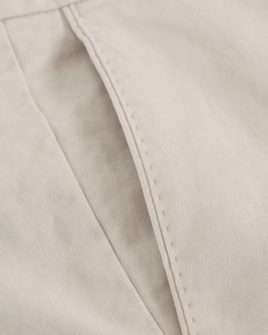 Herr | Byxor | Oscar Jacobson | Denzel Cotton Stretch Trousers Beige