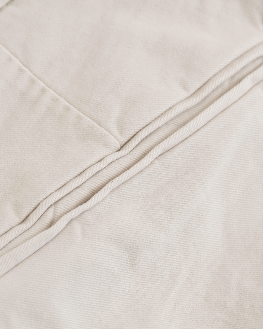 Herr | Byxor | Oscar Jacobson | Denzel Cotton Stretch Trousers Beige