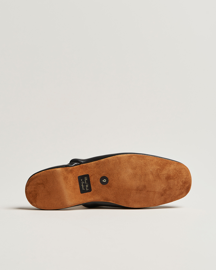 Herr | Sandaler & Tofflor | Crockett & Jones | Mule Calf Home Slipper Black