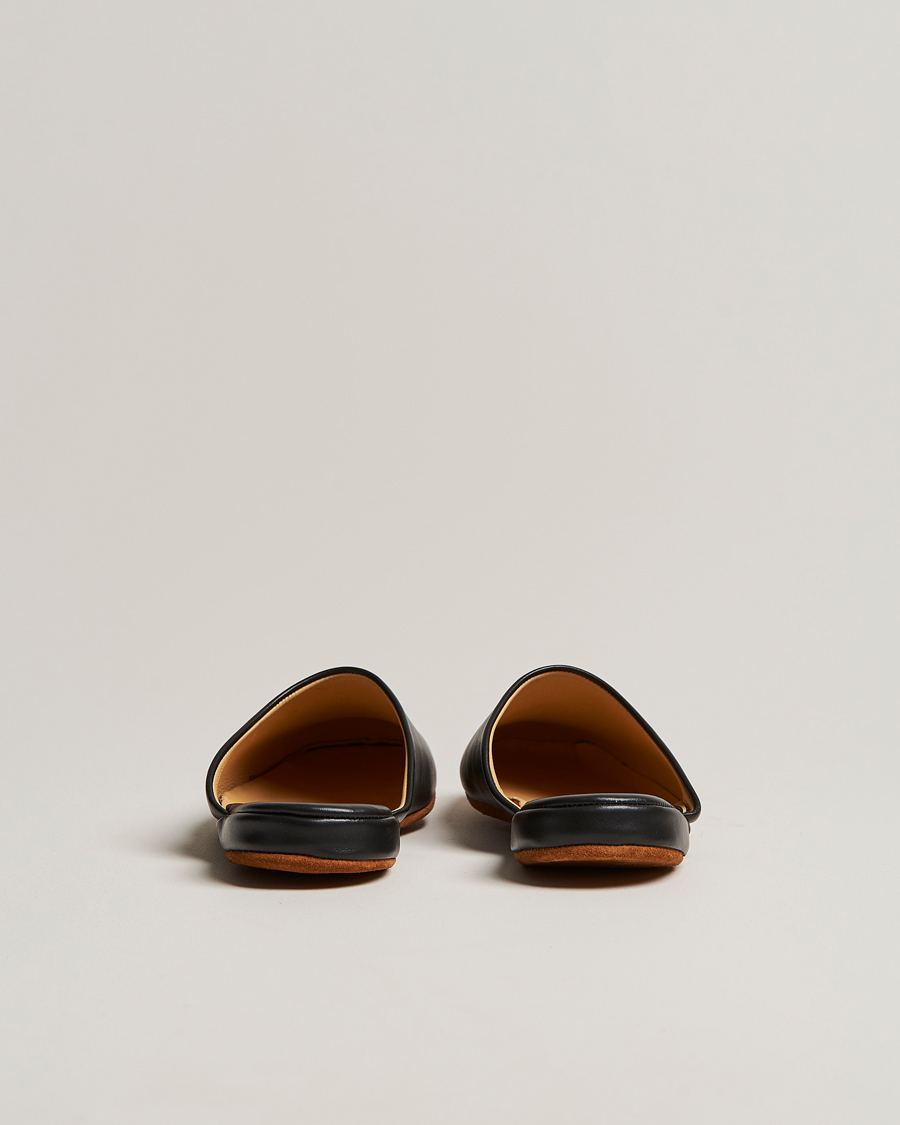 Herr | Sandaler & Tofflor | Crockett & Jones | Mule Calf Home Slipper Black