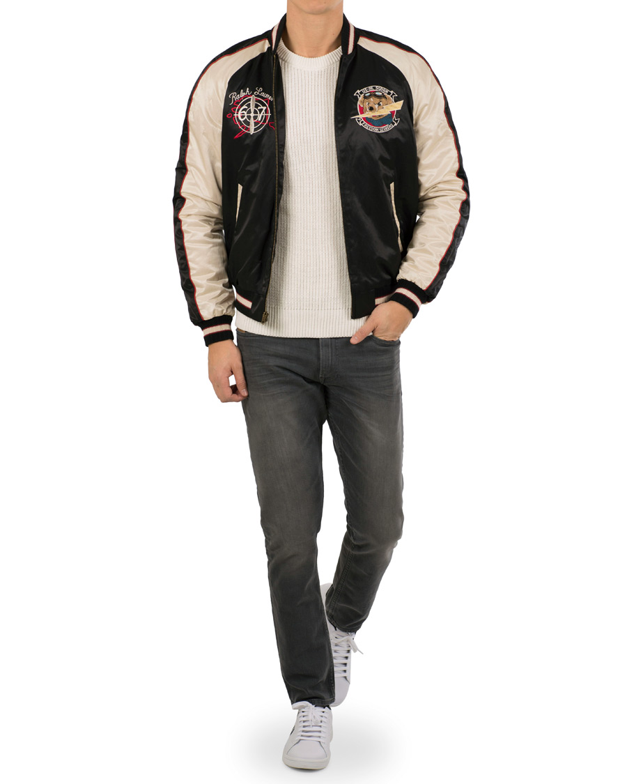 Herr | Jackor | Polo Ralph Lauren | Baseball Bear Jacket Black/White