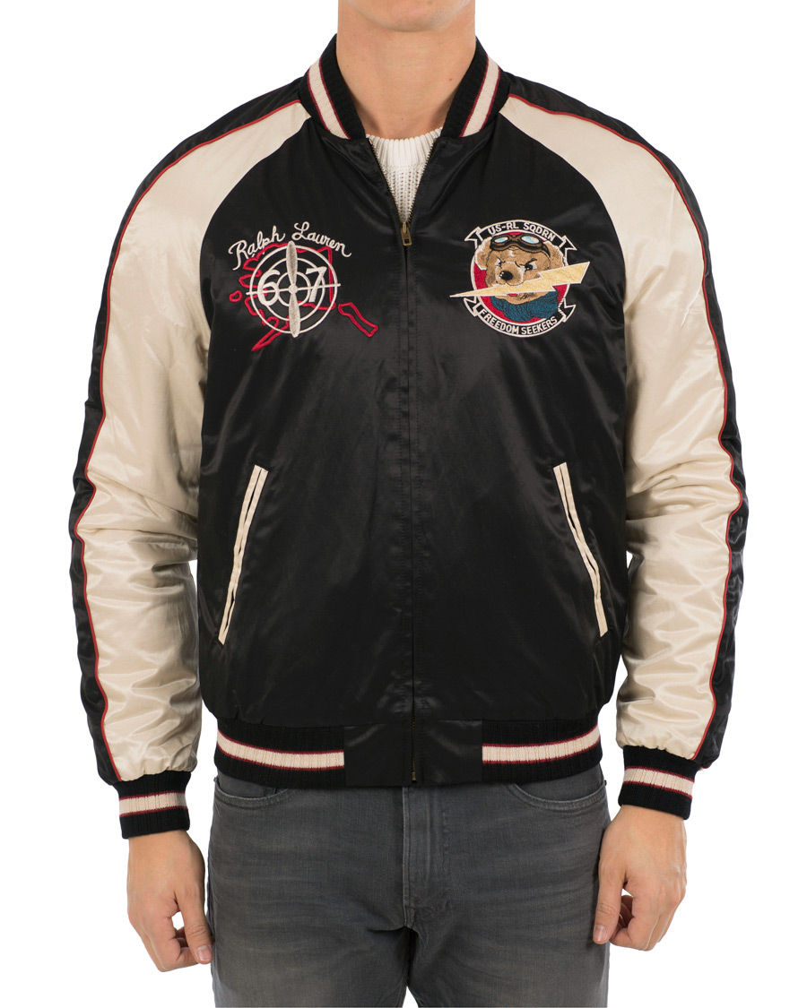 Herr | Jackor | Polo Ralph Lauren | Baseball Bear Jacket Black/White