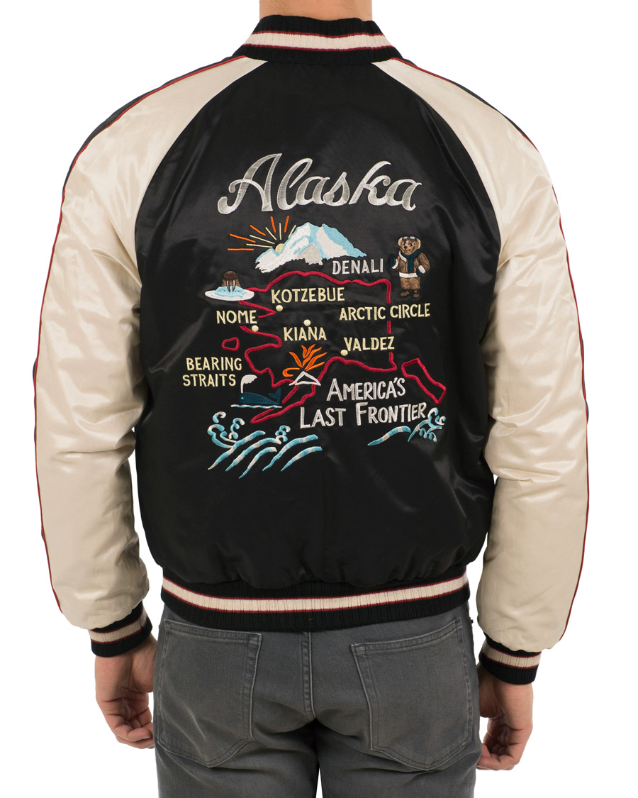 Herr | Jackor | Polo Ralph Lauren | Baseball Bear Jacket Black/White