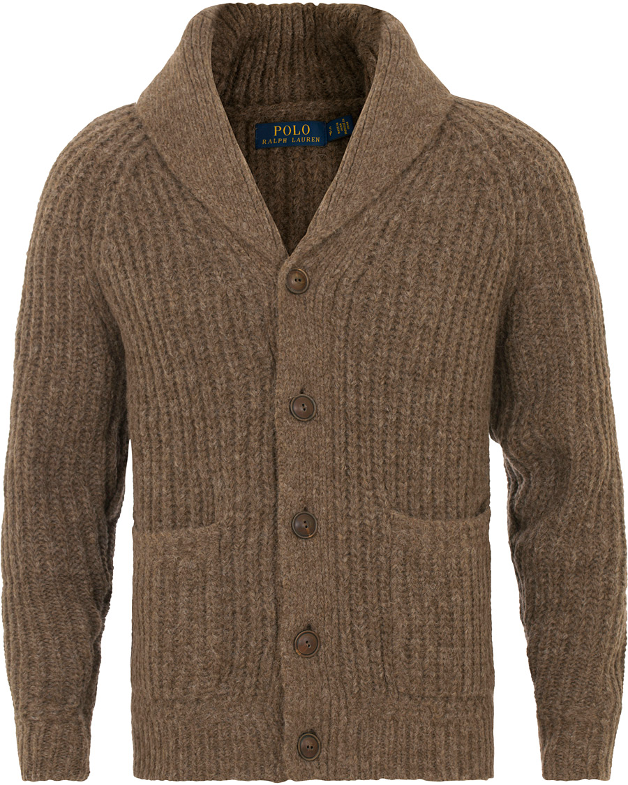 Herr | Tröjor | Polo Ralph Lauren | Wool Blend Cardigan Ceder Heather