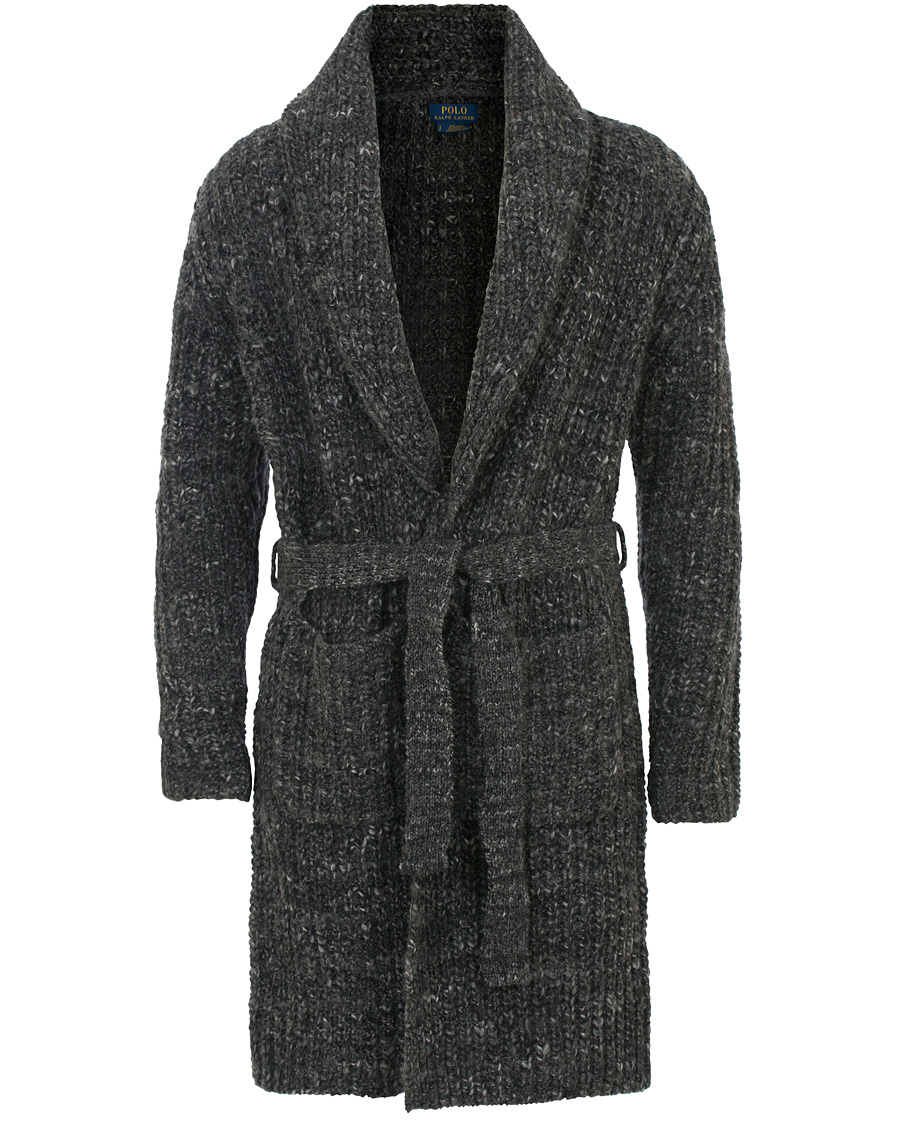 Herr | Tröjor | Polo Ralph Lauren | Wool Coatigan Dark Grey Rag