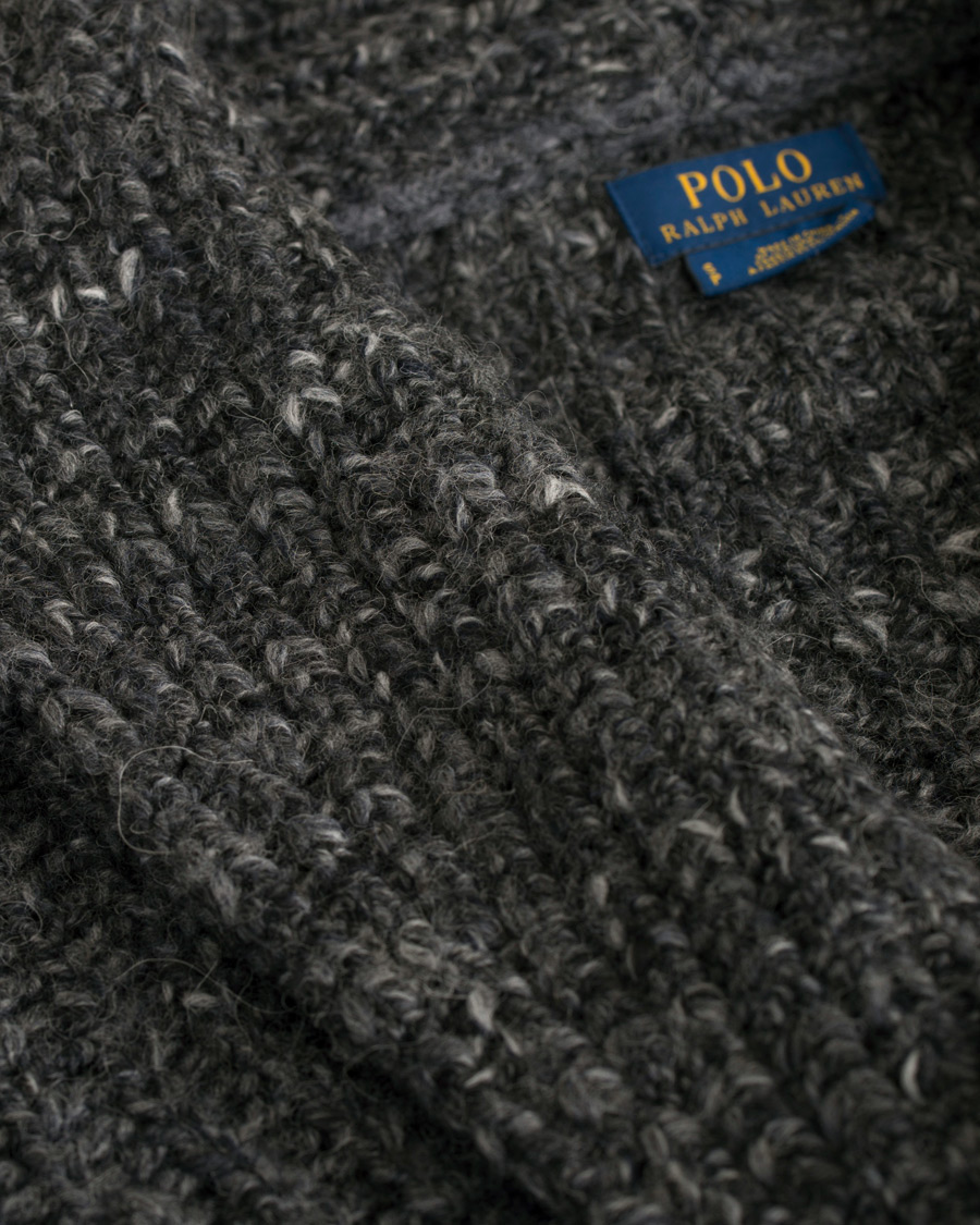 Herr | Tröjor | Polo Ralph Lauren | Wool Coatigan Dark Grey Rag