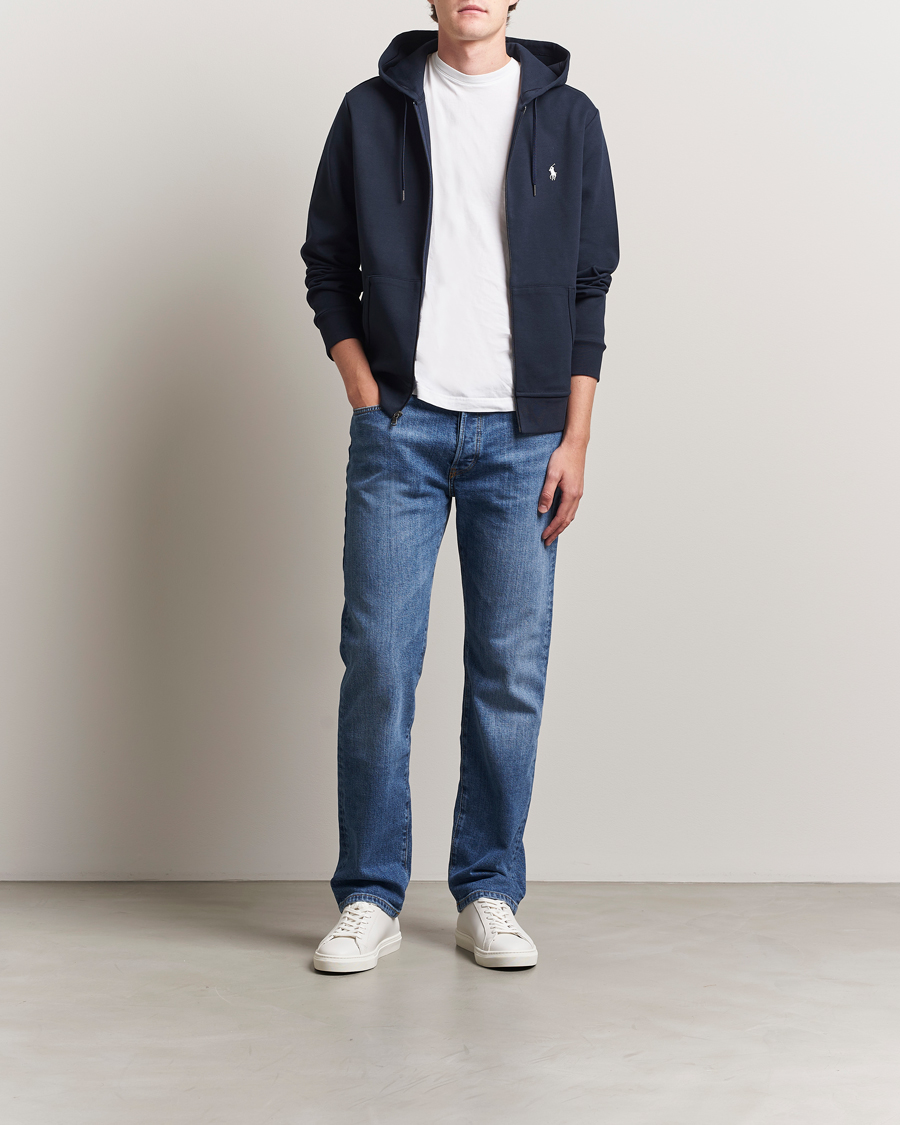 Herr | Tröjor | Polo Ralph Lauren | Tech Performance Full Zip Navy
