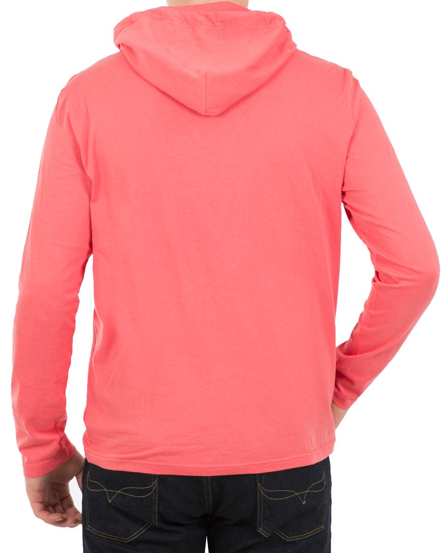 Herr | Tröjor | Polo Ralph Lauren | Long Sleeve Hooded Tee Hyannis Red