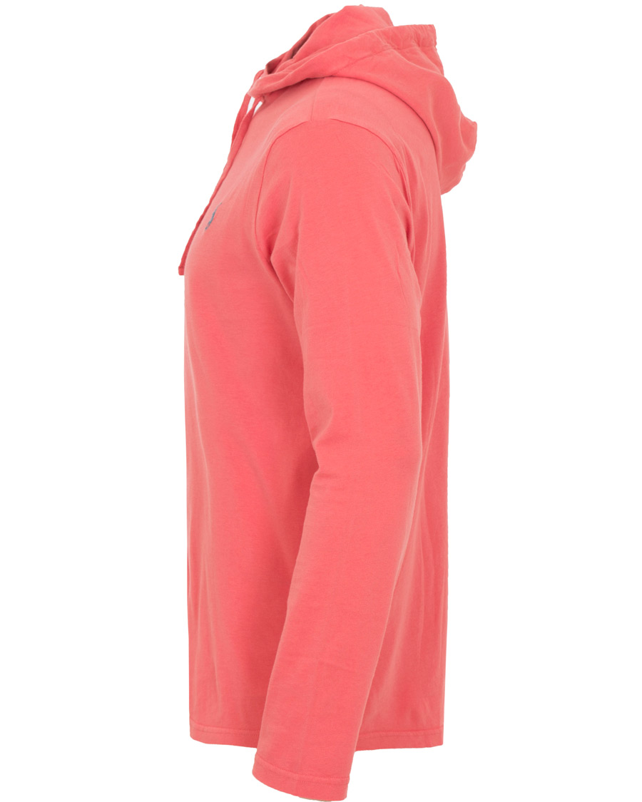 Herr | Tröjor | Polo Ralph Lauren | Long Sleeve Hooded Tee Hyannis Red