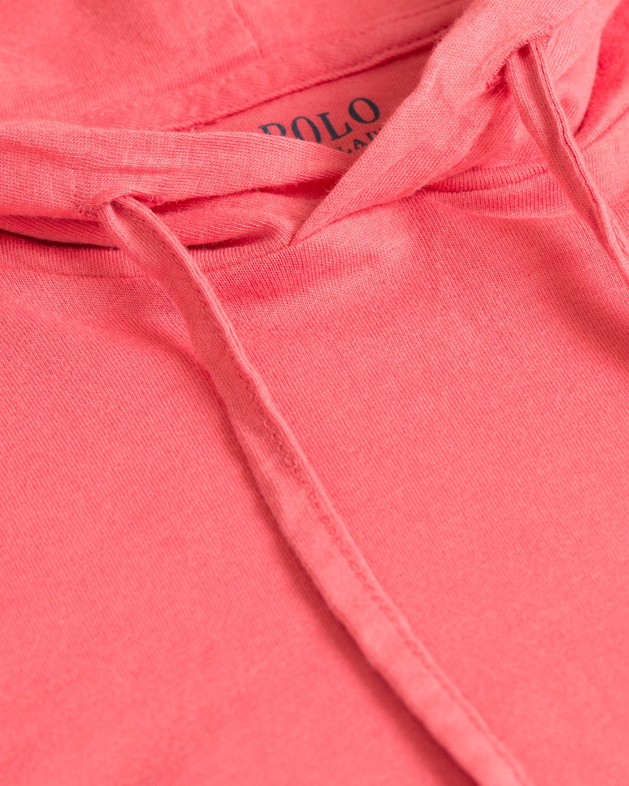 Herr | Tröjor | Polo Ralph Lauren | Long Sleeve Hooded Tee Hyannis Red
