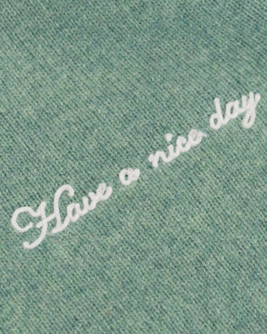 Herr | Tröjor | rag & bone | Victor Lambswool Crew Sea Foam Green