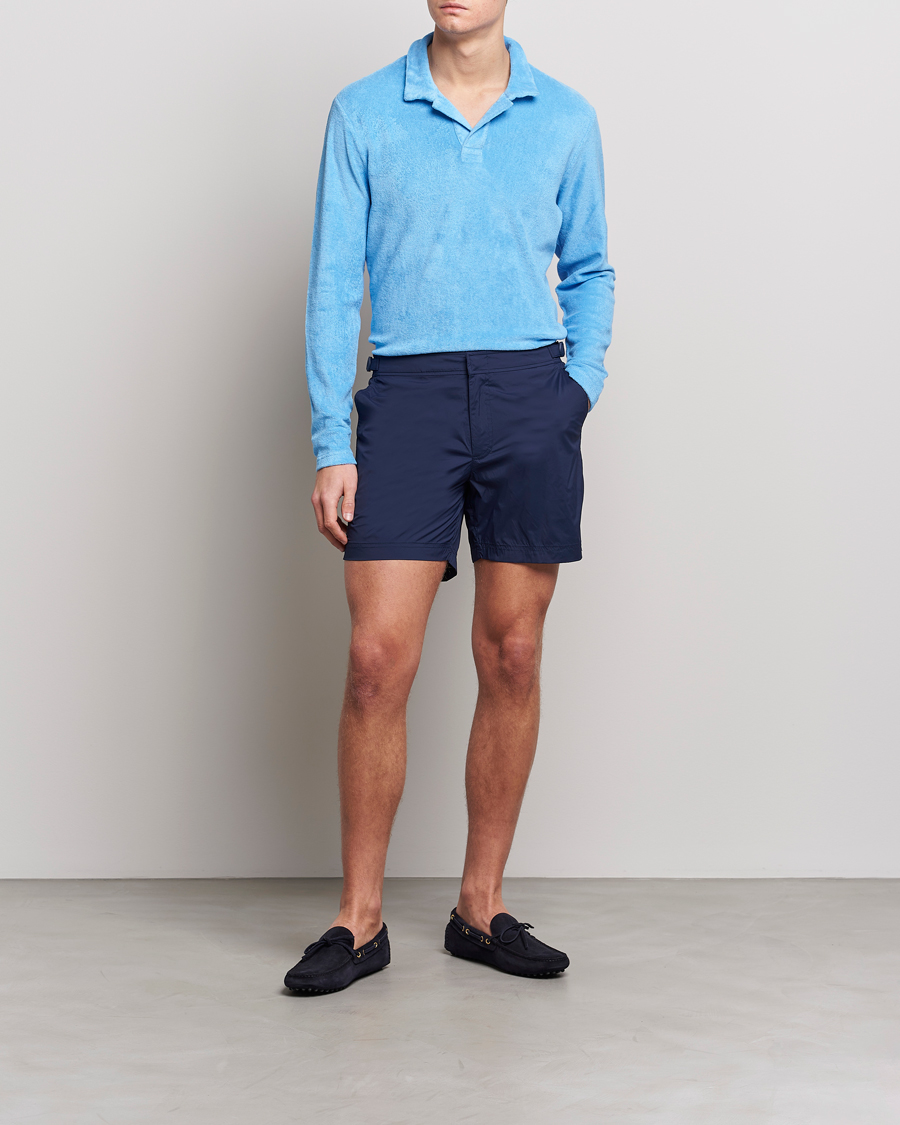 Herr | Badbyxor | Orlebar Brown | Bulldog Sport Swim Shorts Navy