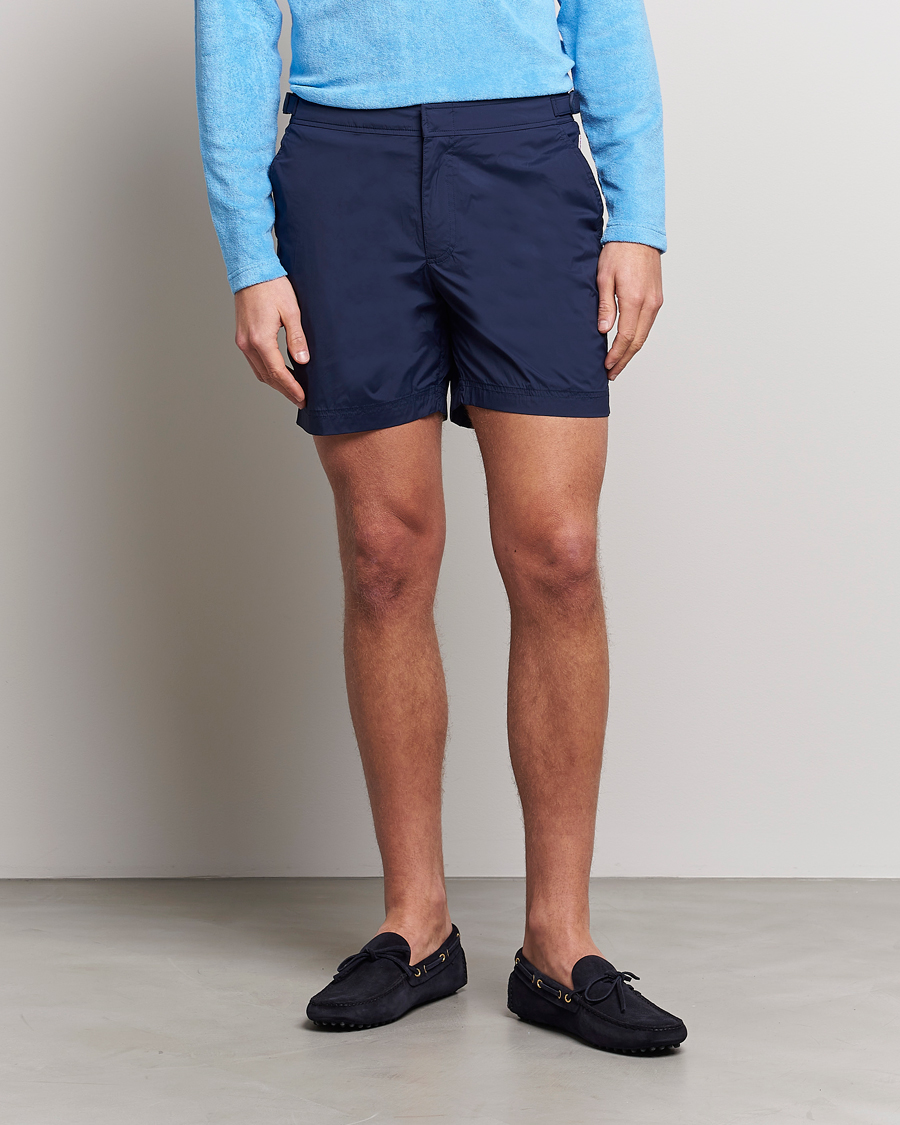 Herr | Best of British | Orlebar Brown | Bulldog Sport Swim Shorts Navy