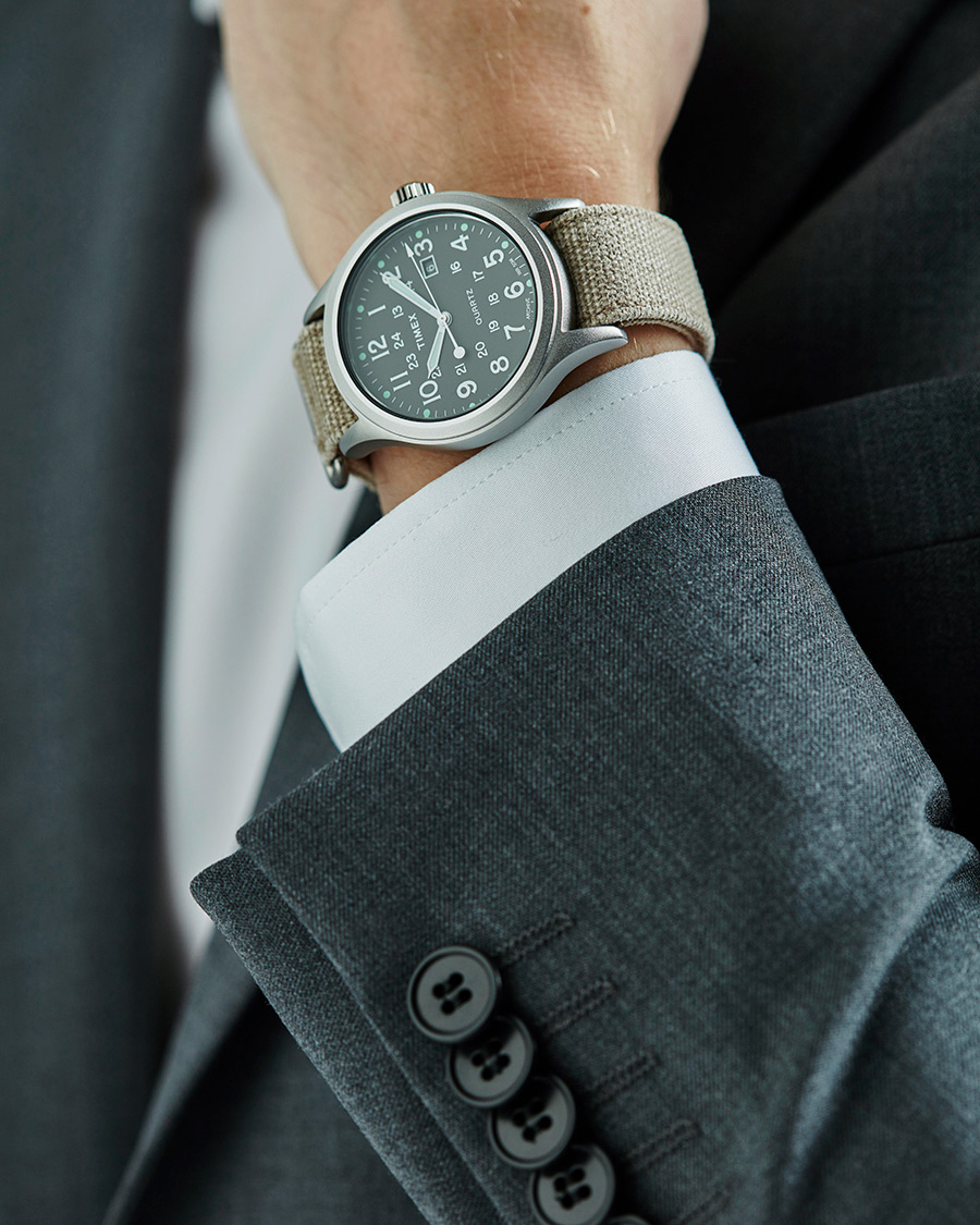 Herr | Timex Allied Stone Washed Cotton Dark Green | Timex | Allied Stone Washed Cotton Dark Green