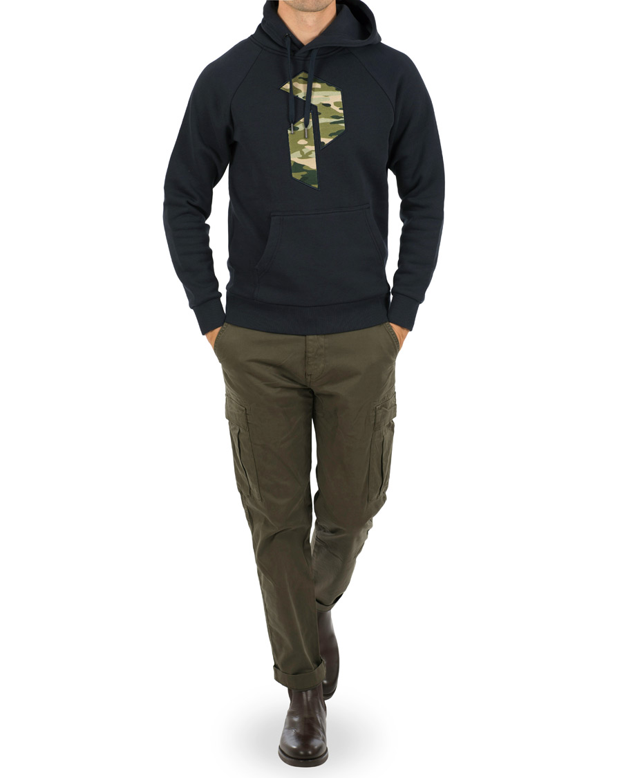 Herr | Tröjor | Peak Performance | Art Hoodie Salute Blue