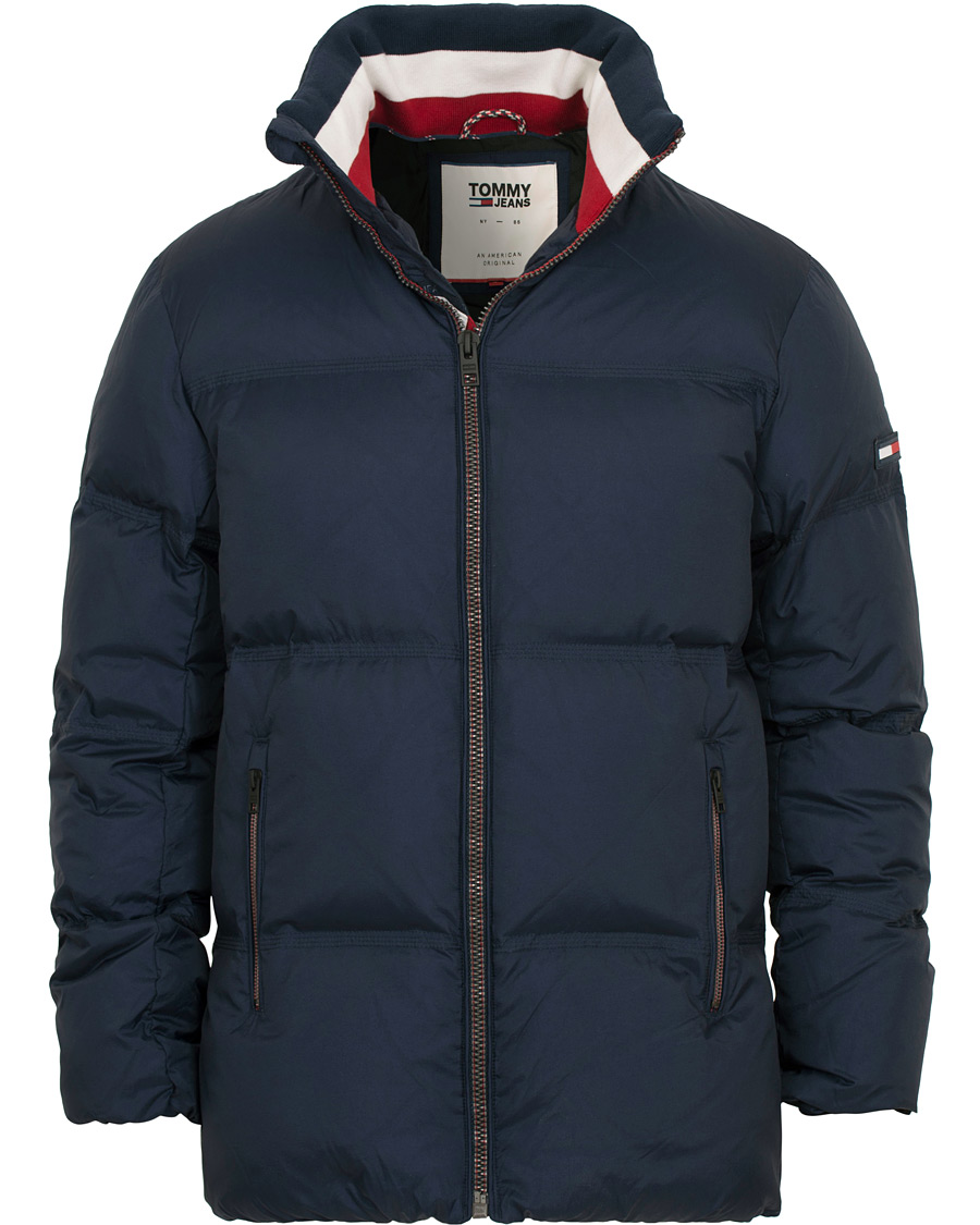 Herr | Jackor | Tommy Jeans | Long Down Jacket Black Iris