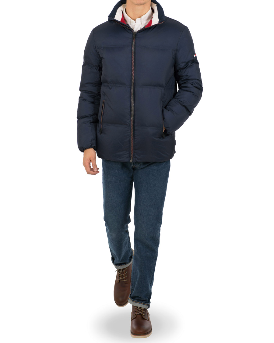 Herr | Jackor | Tommy Jeans | Long Down Jacket Black Iris